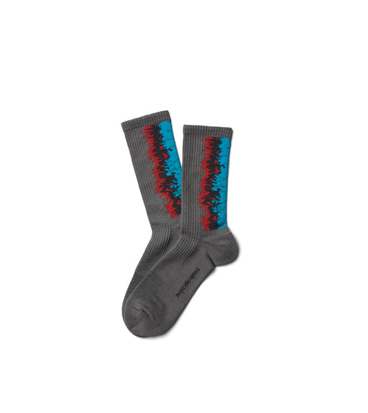 LANDING Midcalf socks - Gradient Red