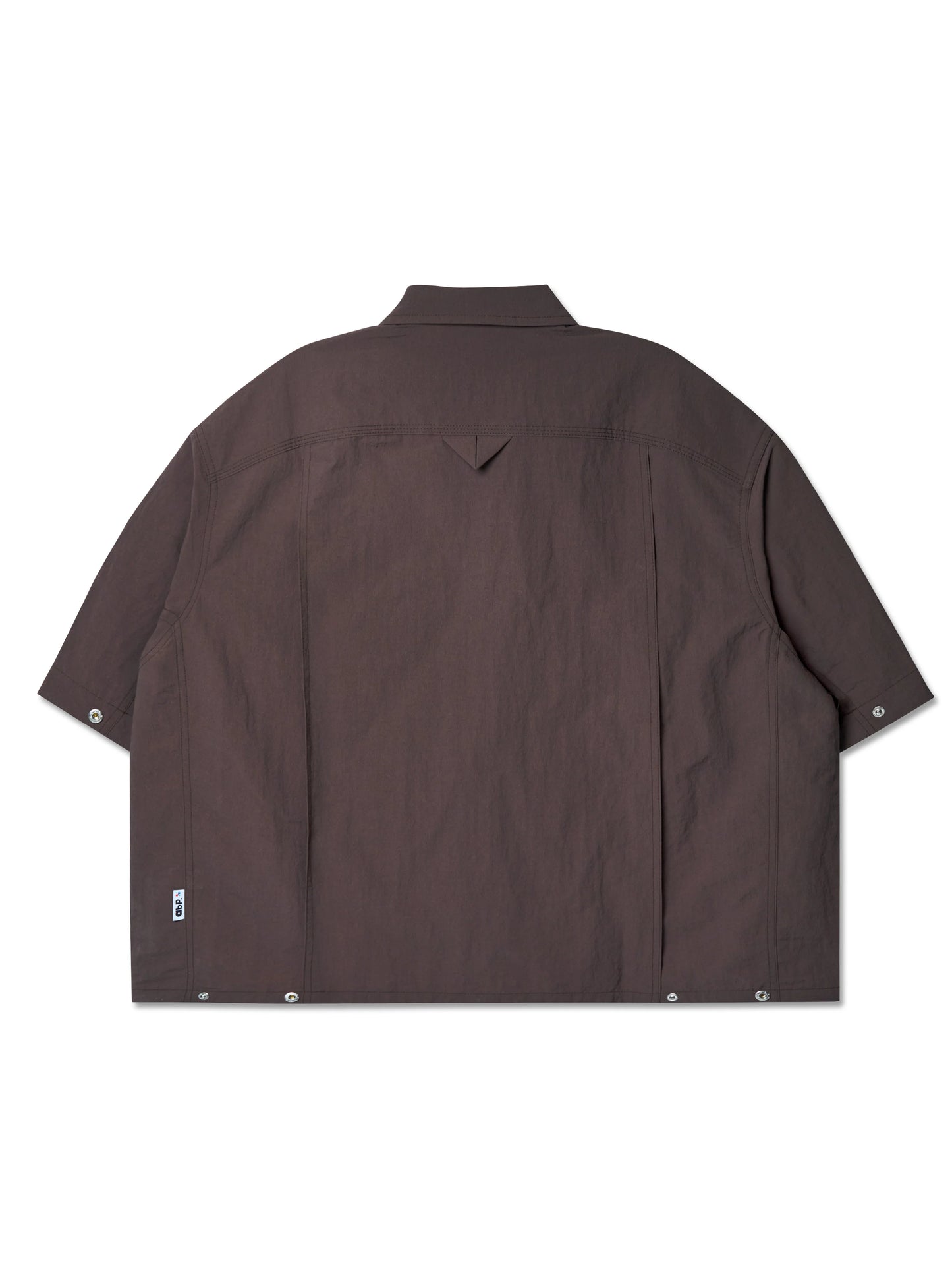 ABP. BIG BRO S/S SHIRT NYLON DARK BROWN
