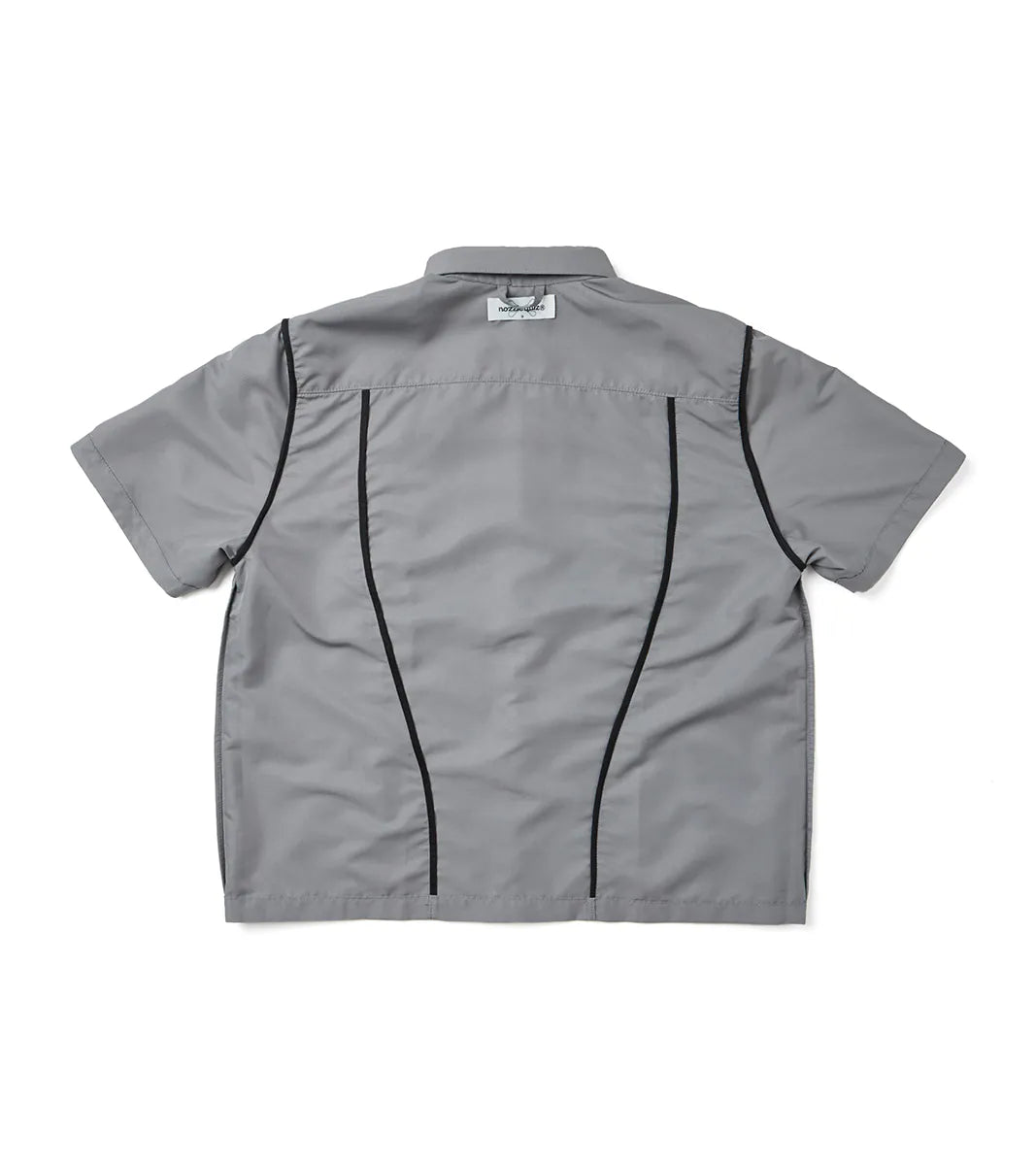 Reverse zip shirt - Lt. Gray