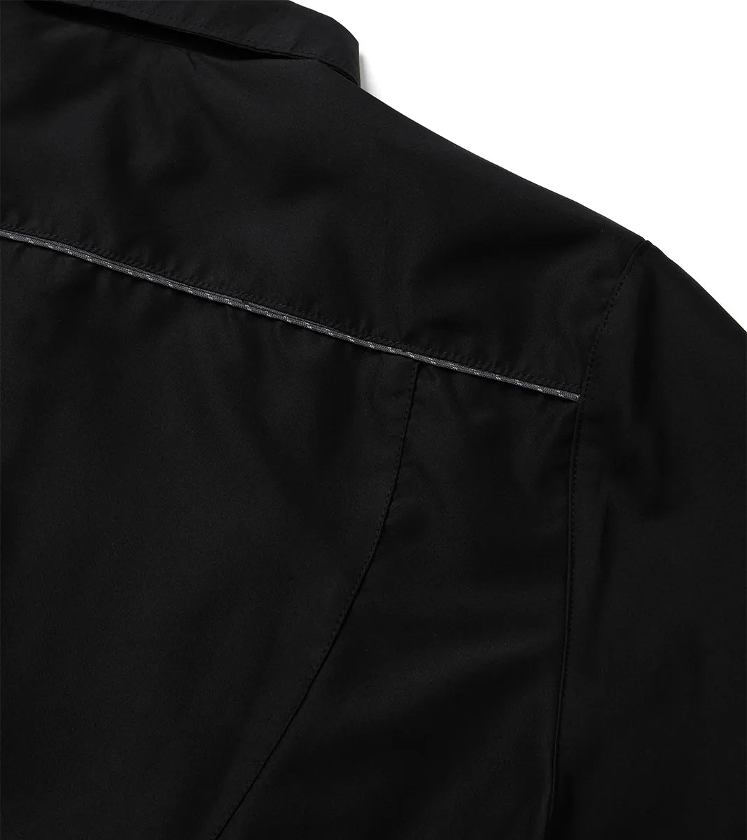 Reverse zip shirt - Black