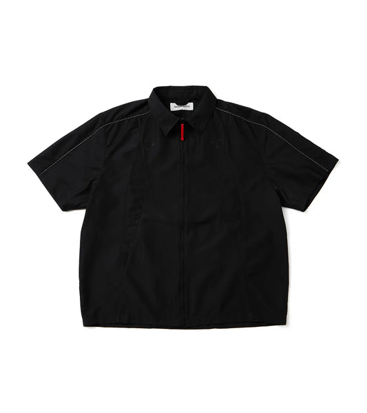 Reverse zip shirt - Black