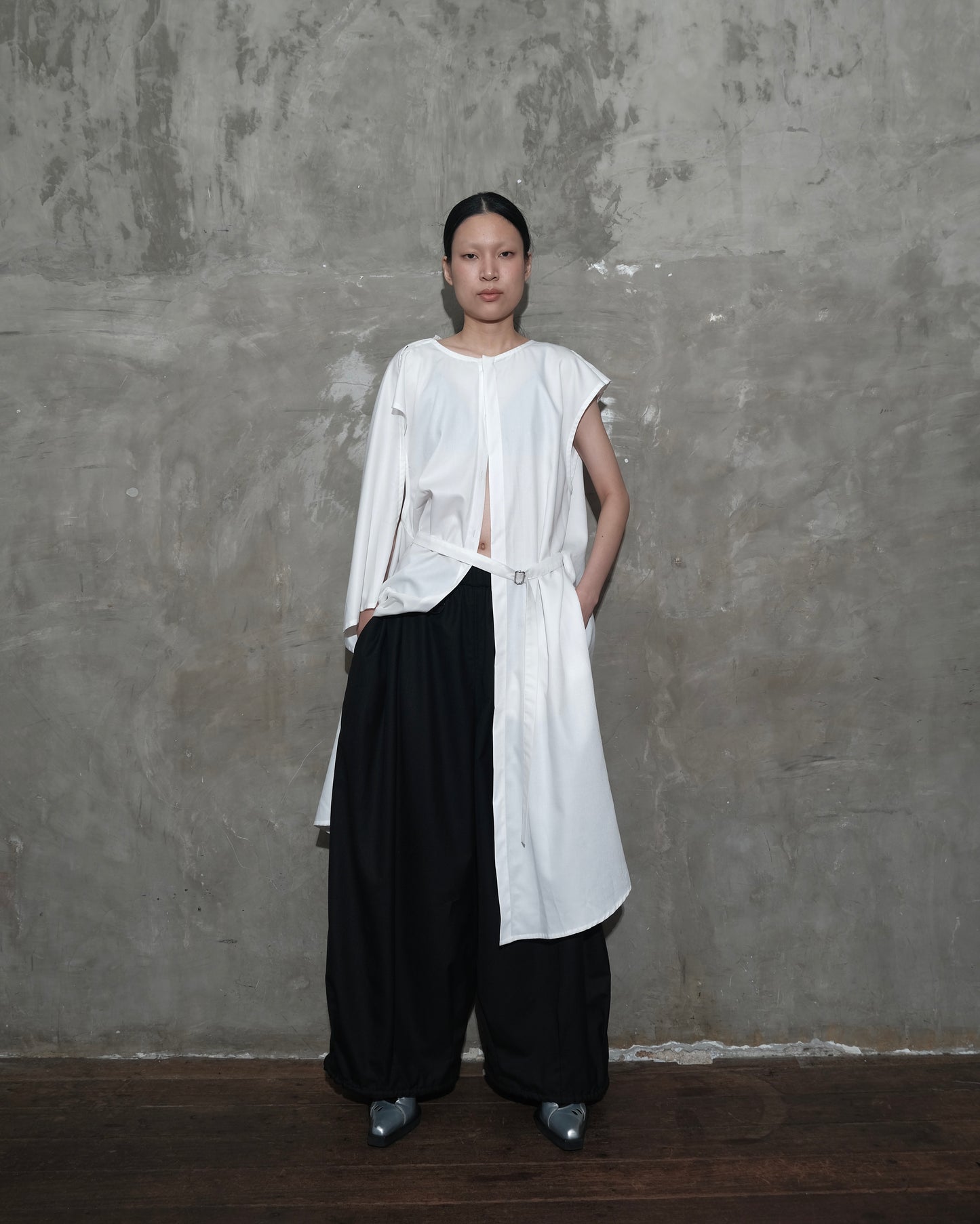Kelawar Draped in White