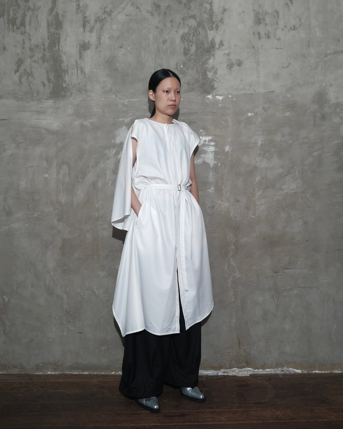 Kelawar Draped in White