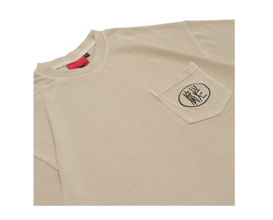 "Fulan" Pocket Tee Beige