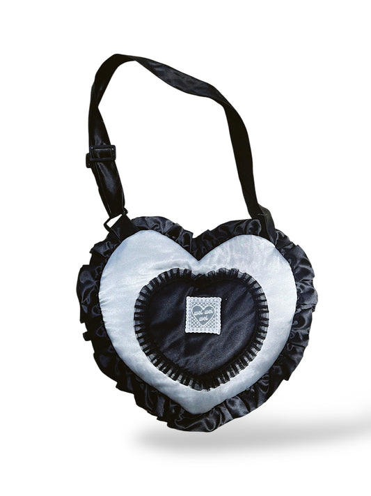 no hate club heart bag