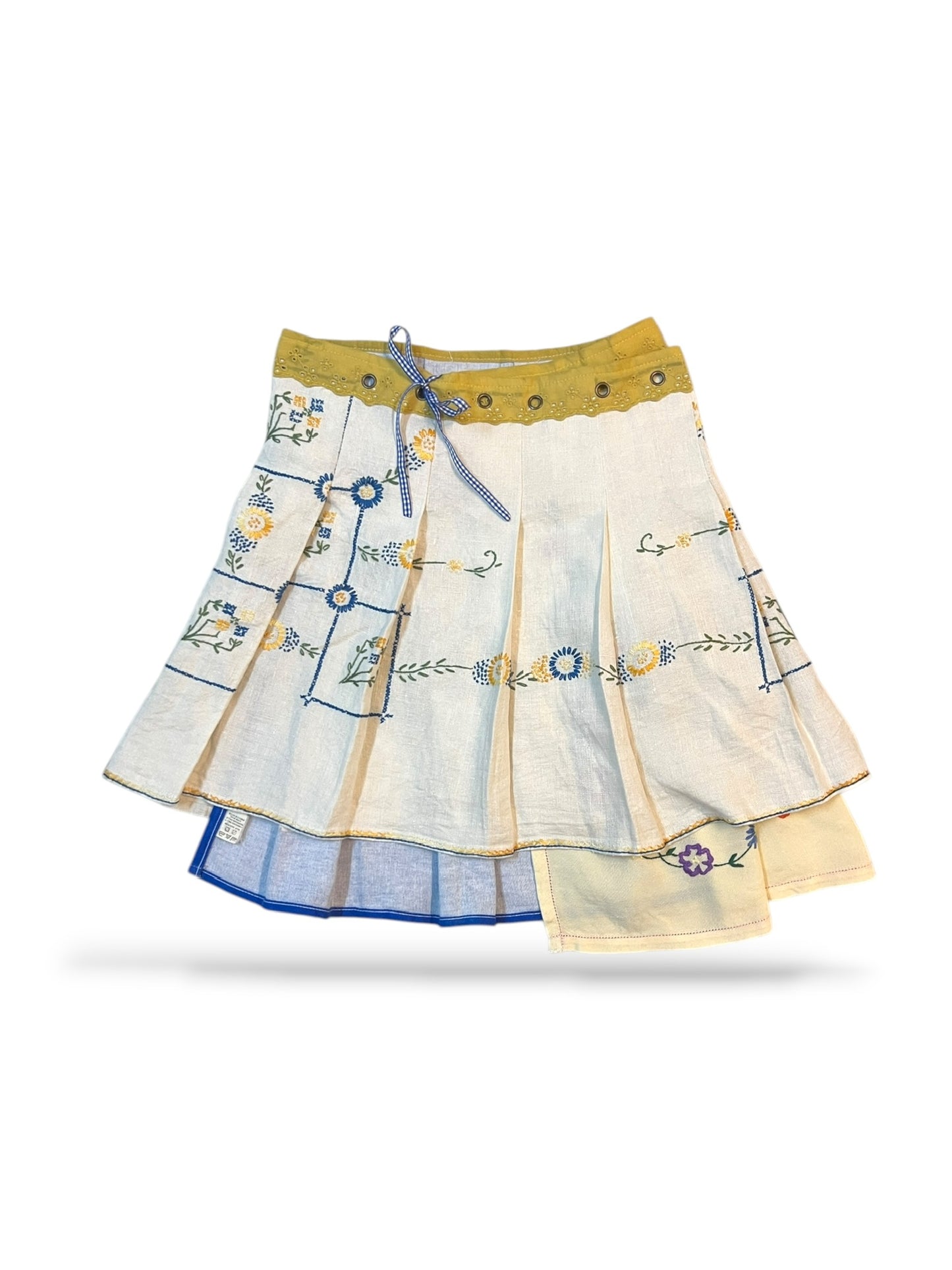 remake wrap skirt - Short 02