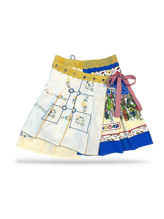 remake wrap skirt - Short 02