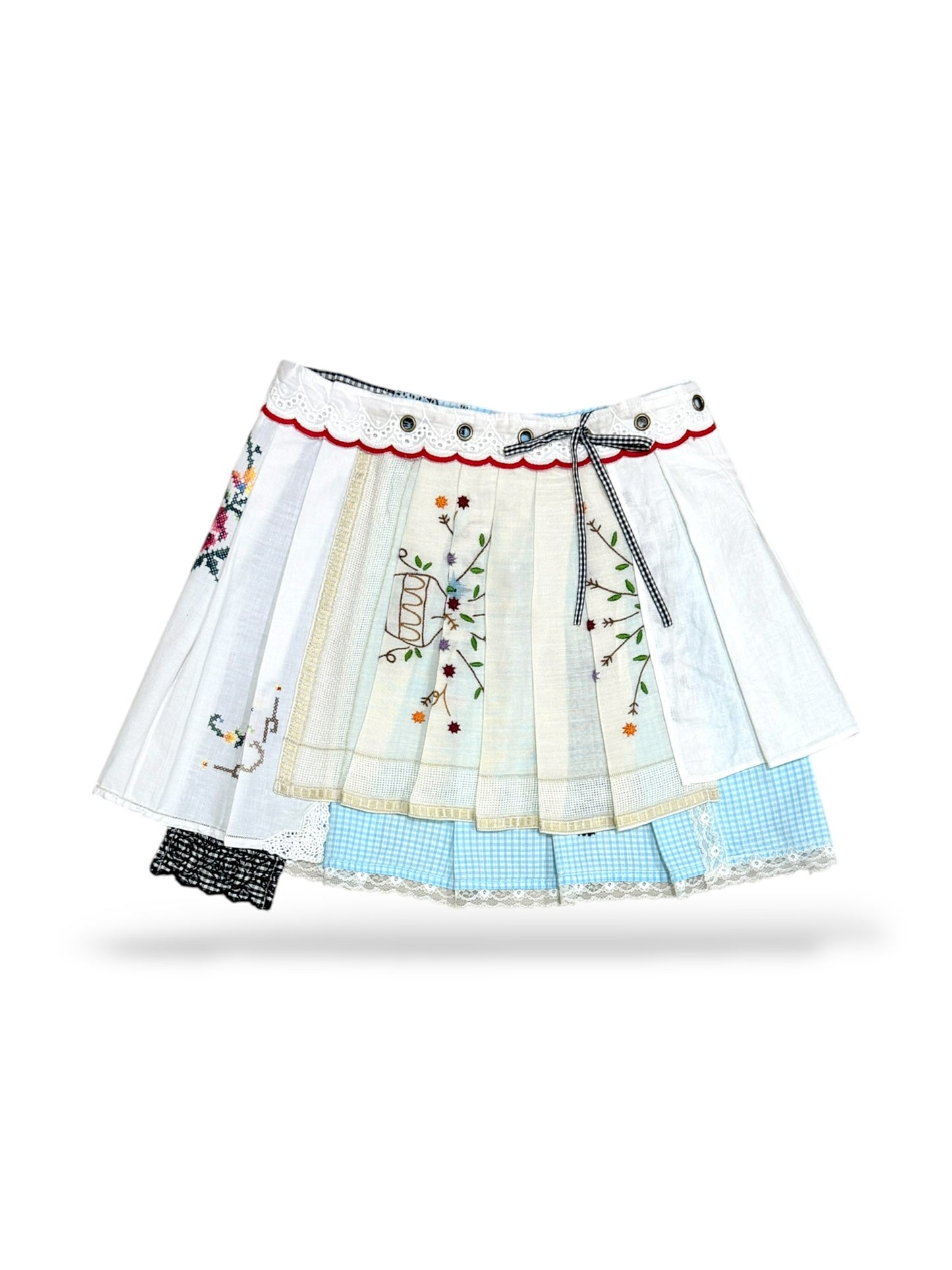 Remake Wrap Skirt - Short 34 - BEV C multi label store