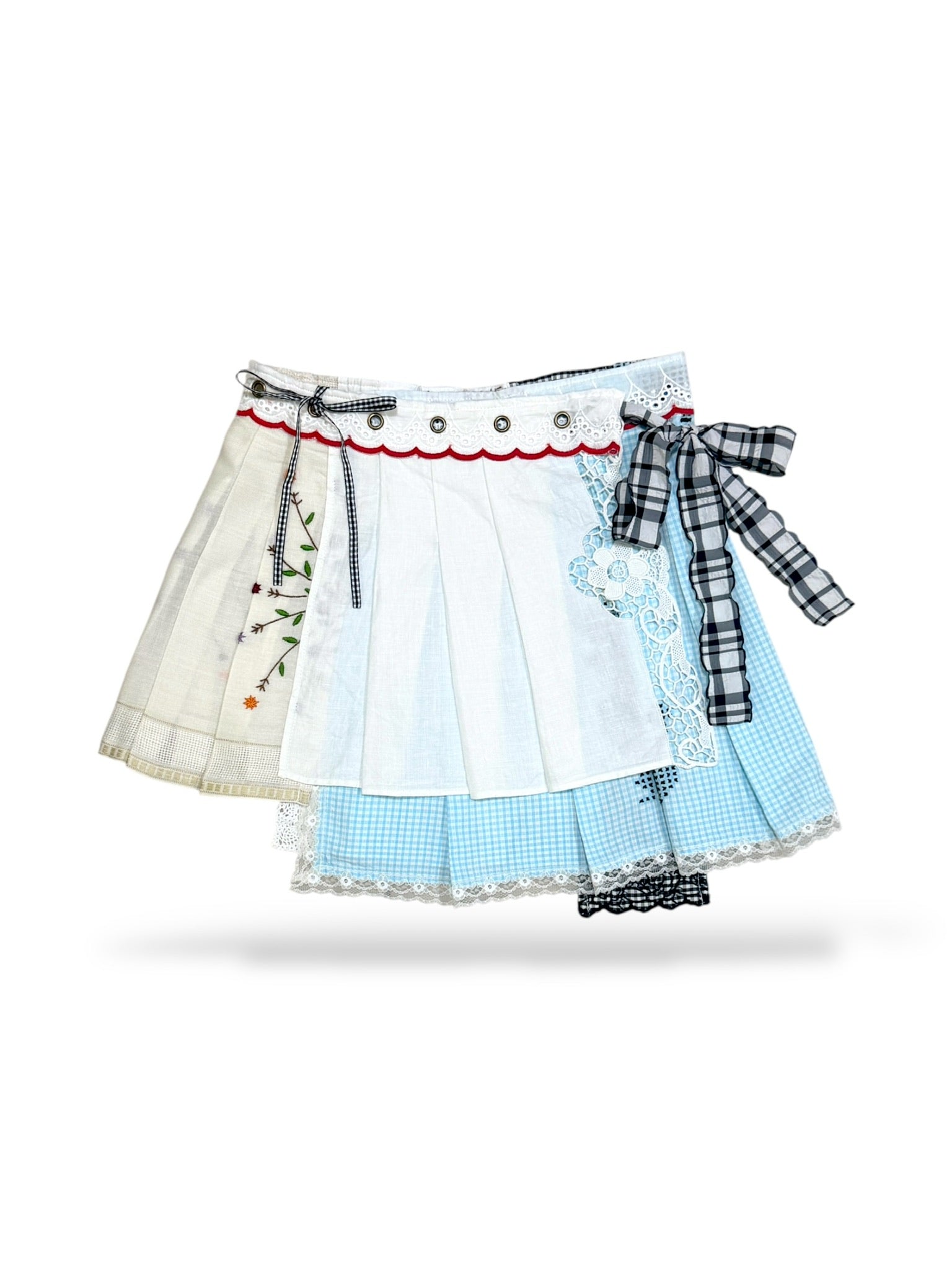 Remake Wrap Skirt - Short 34 - BEV C multi label store
