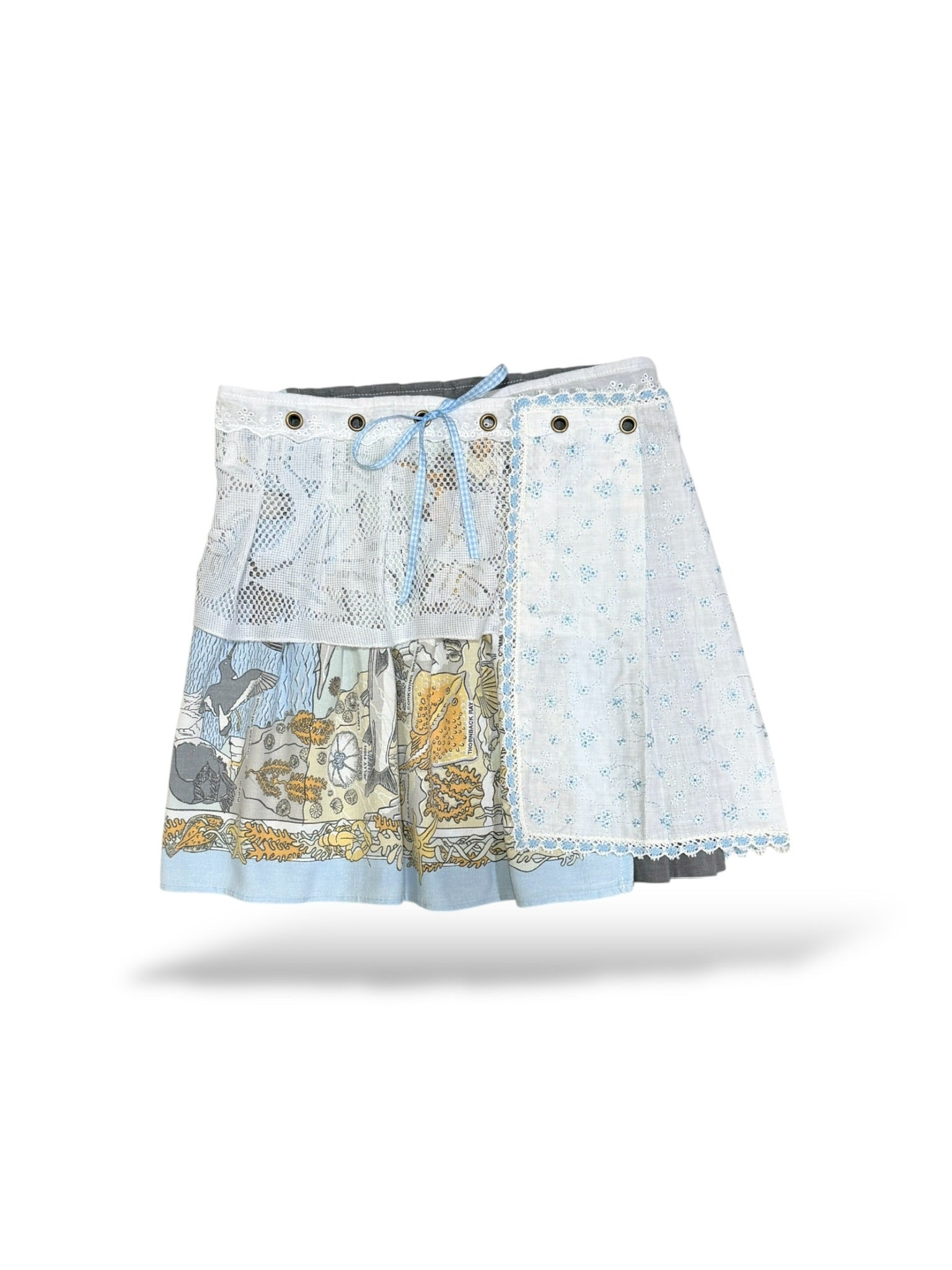 Remake Wrap Skirt - Short 36 - BEV C multi label store