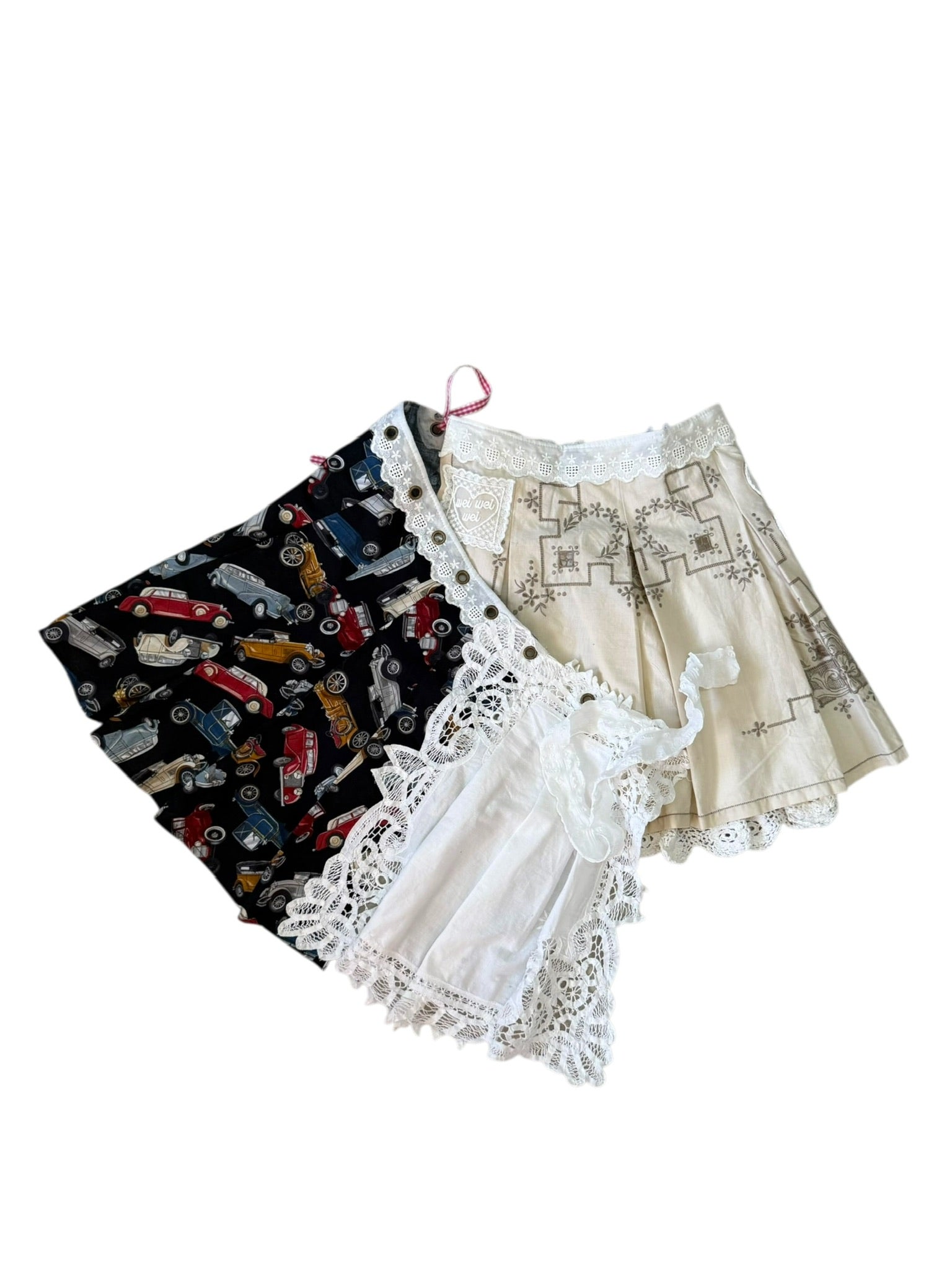 Remake Wrap Skirt - Short 37 - BEV C multi label store