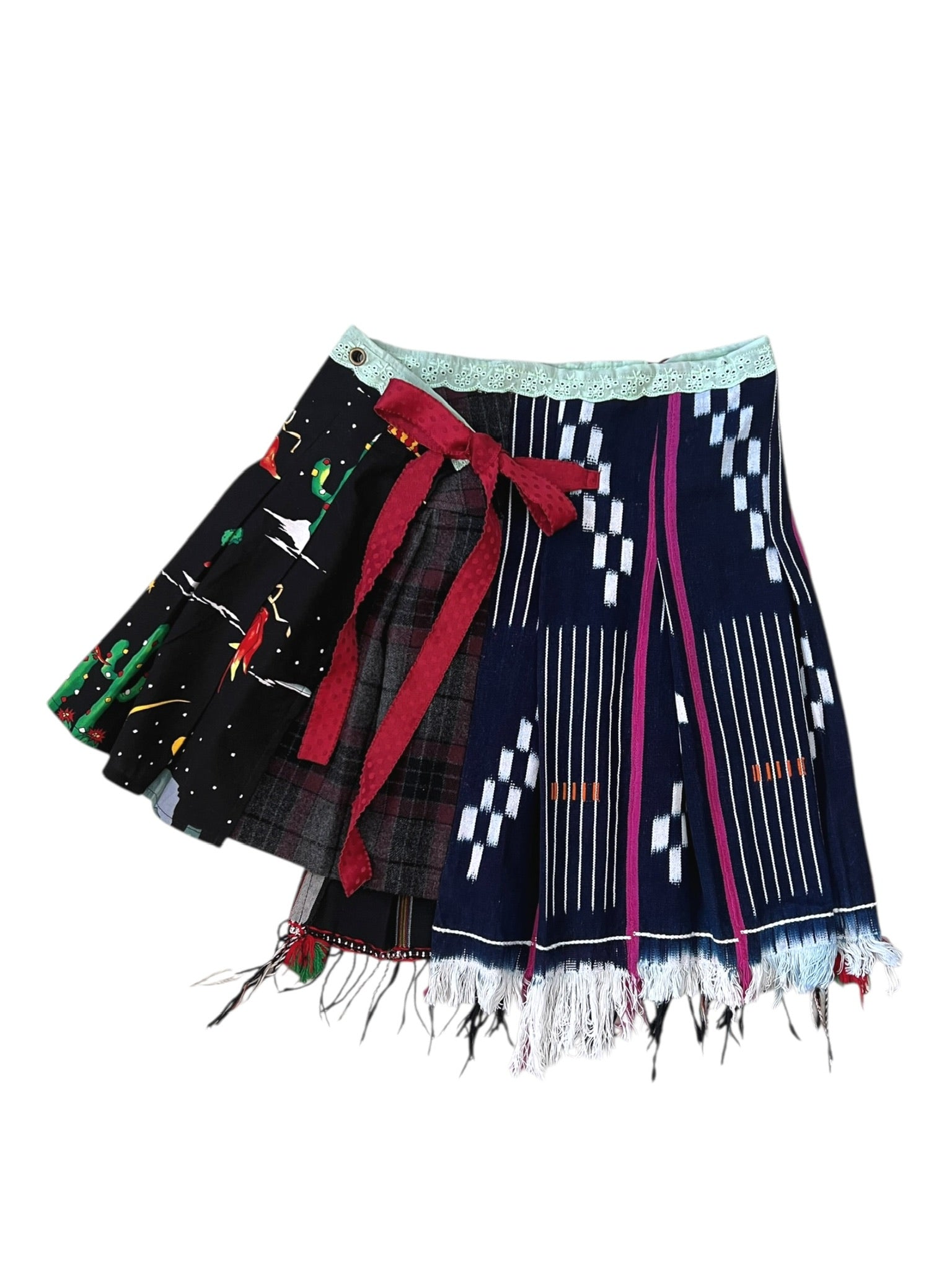 Remake Wrap Skirt - Short 38 - BEV C multi label store