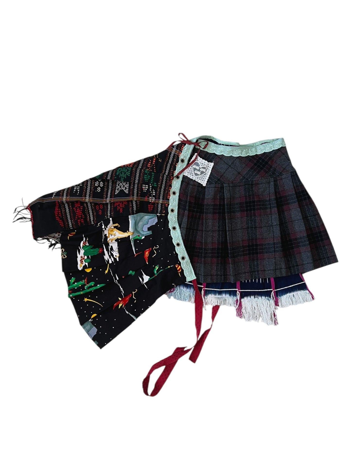 Remake Wrap Skirt - Short 38 - BEV C multi label store