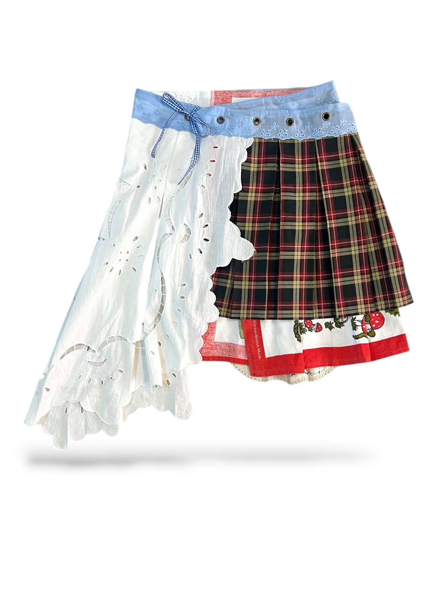 remake wrap skirt - Short 03