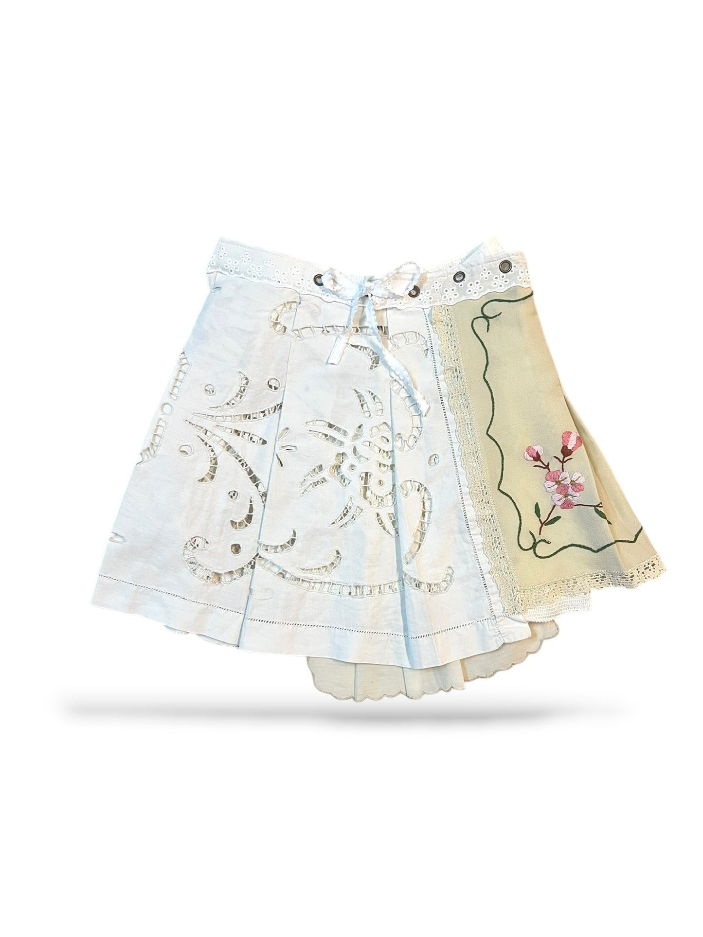 remake wrap skirt - Short 04