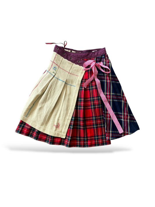 remake wrap skirt - LONG 02