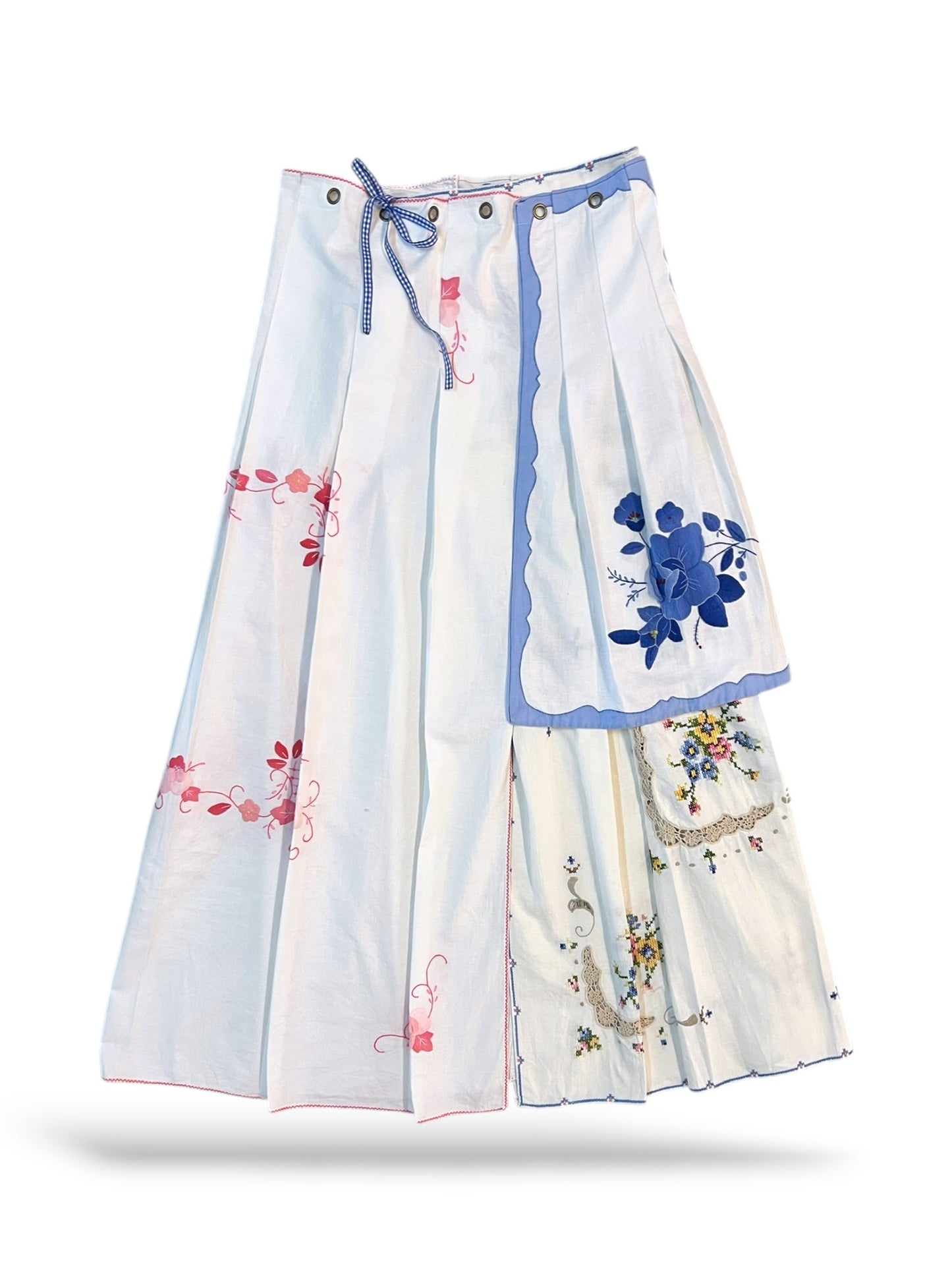 remake wrap skirt - LONG 04