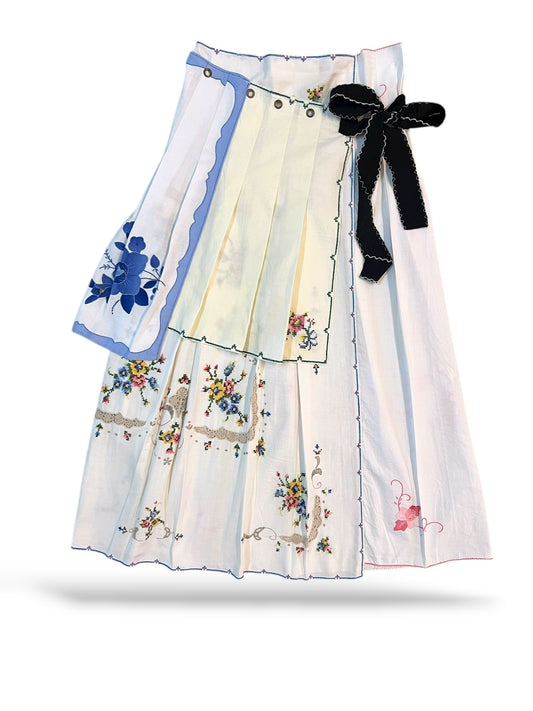 remake wrap skirt - LONG 04
