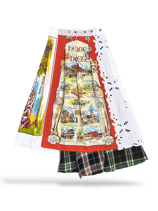 remake wrap skirt - LONG 05