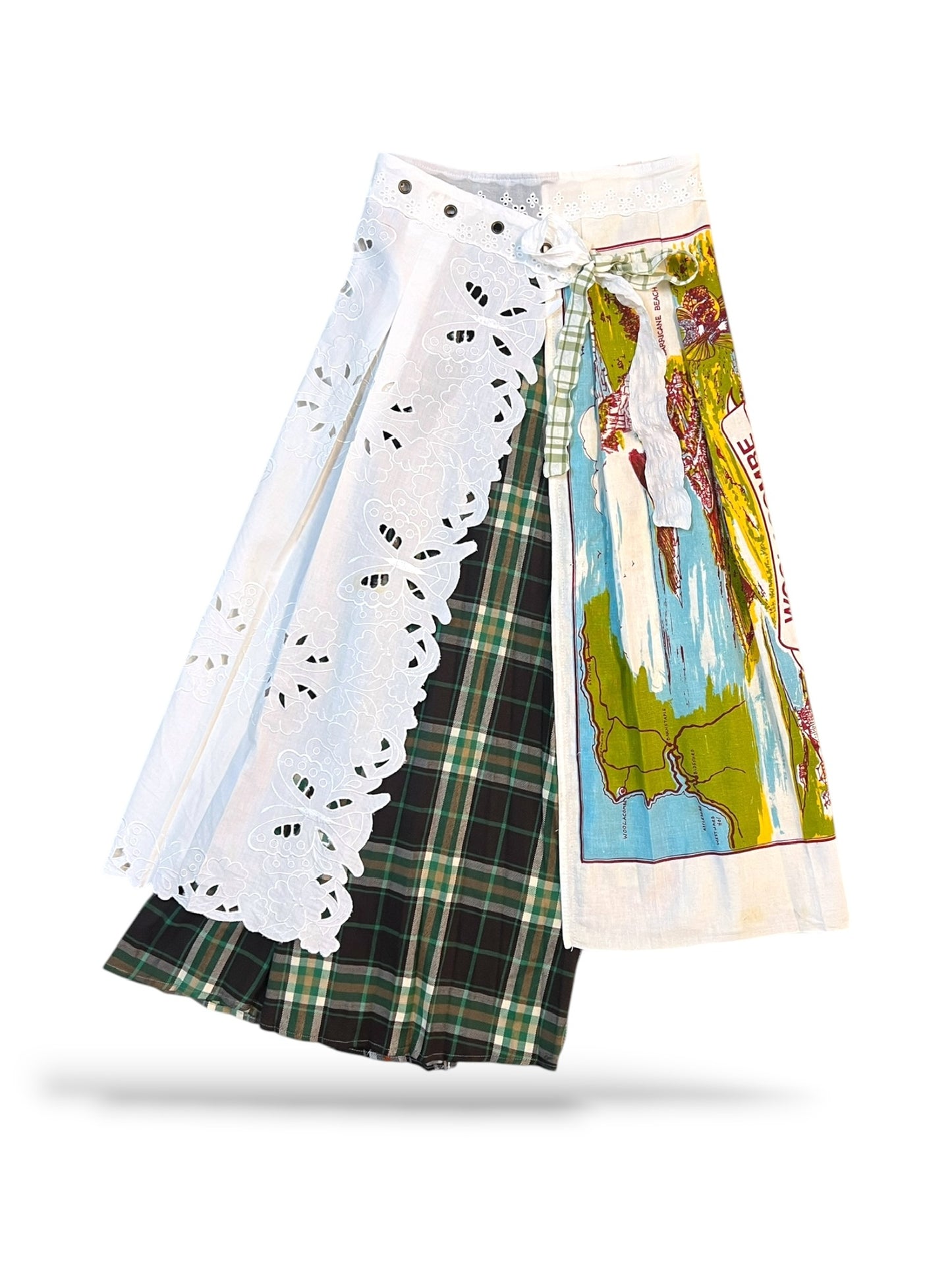 remake wrap skirt - LONG 05