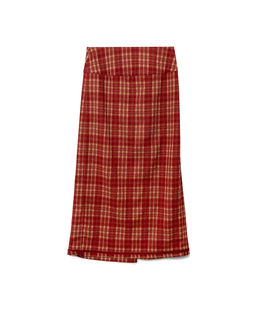 VOL.3_CH.1 Plaid Skirt - Red - BEV C multi label store