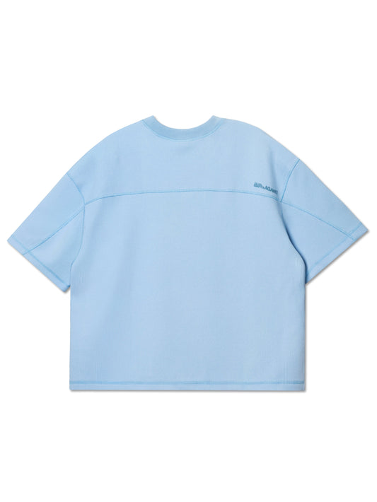 AGAINST X HDPC FABRICATOR WAFFLE TEE SKY