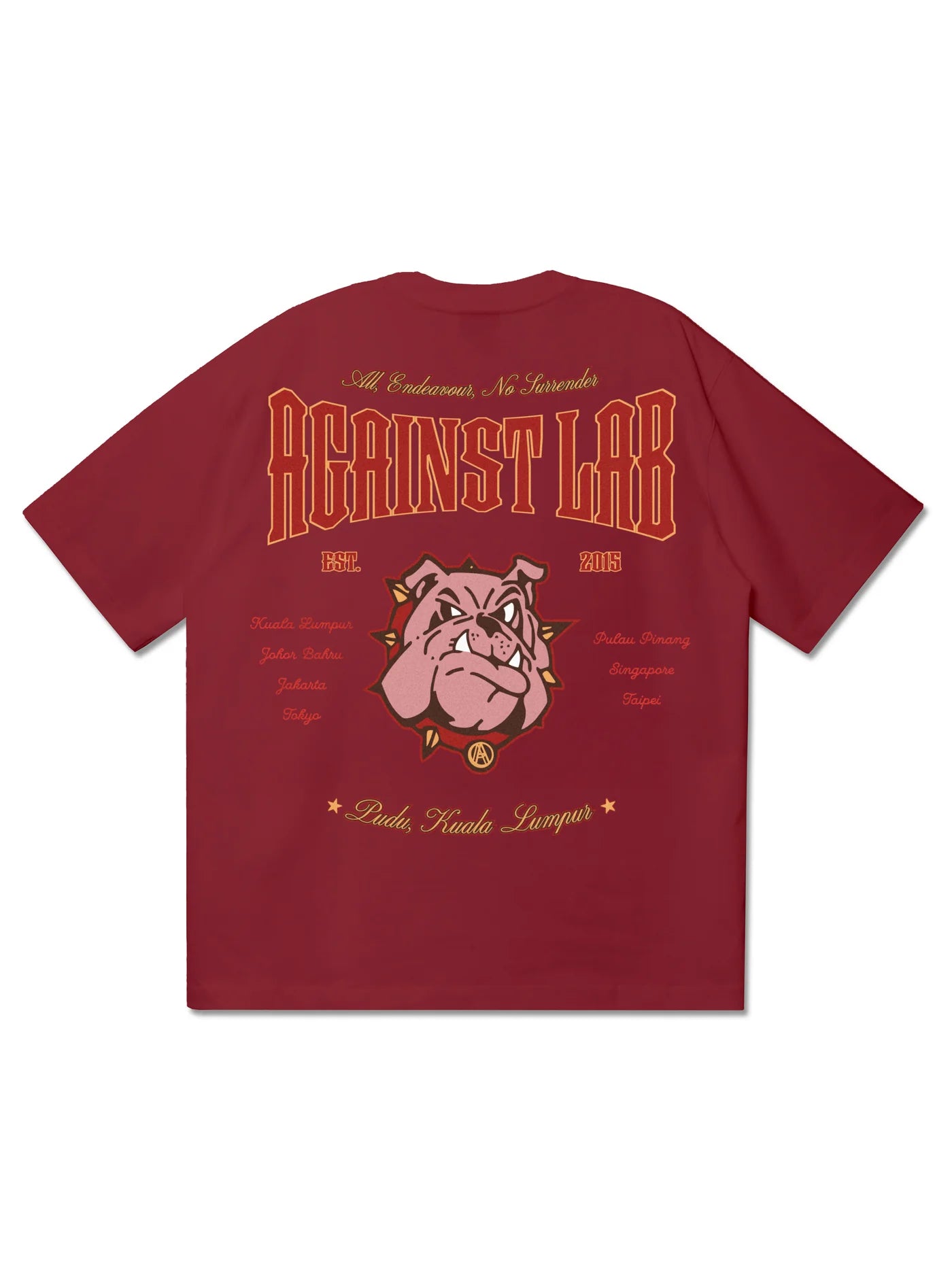 25 CLASS TEE BURGUNDY