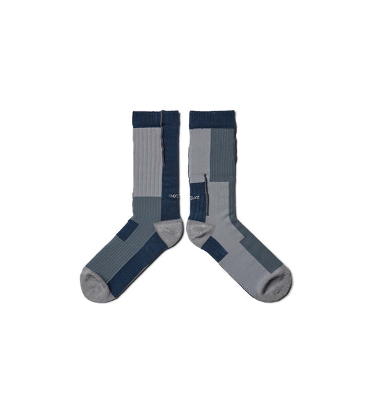 Patchwork Crew socks - Patch Horizon