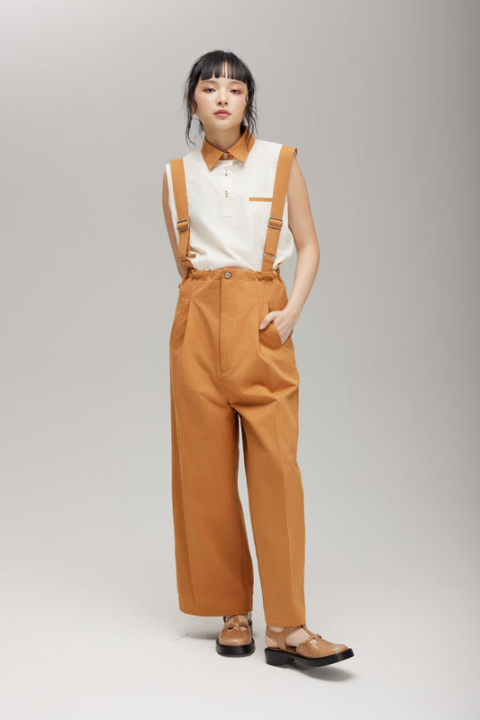 BARUN TROUSERS  IN CARAMEL