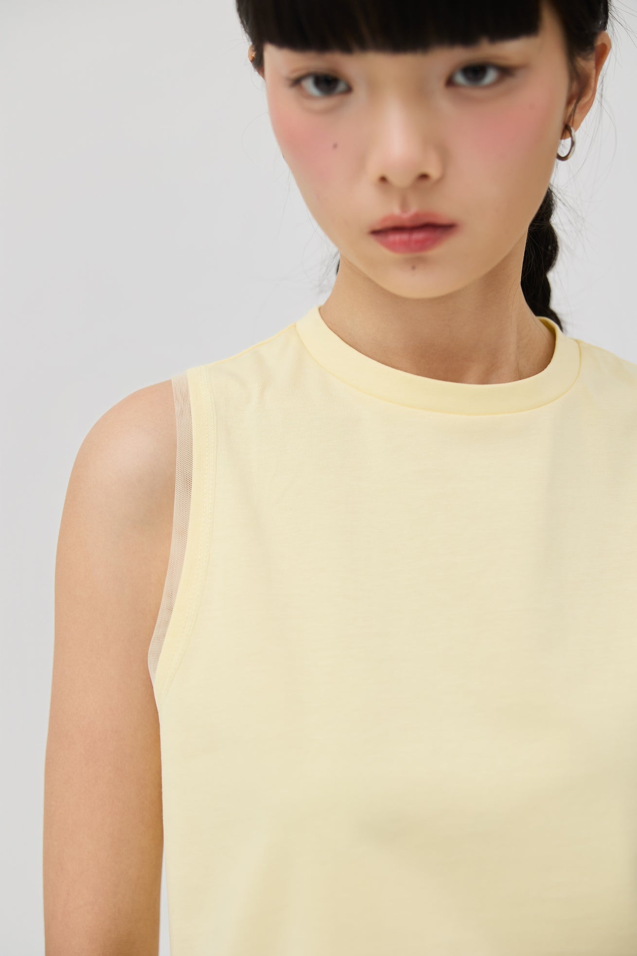 KUMO MUSCLE TANK IN BUTTER YELLOW