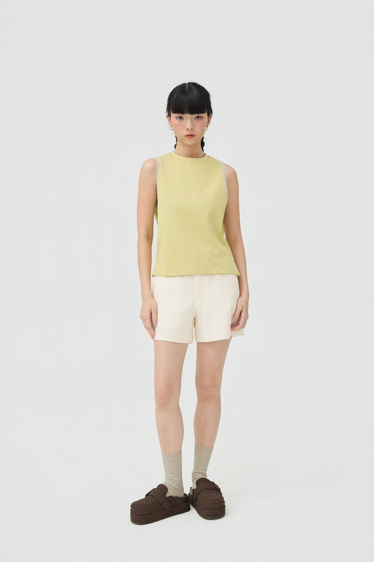 KUMO MUSCLE TANK IN MATCHA GREEN