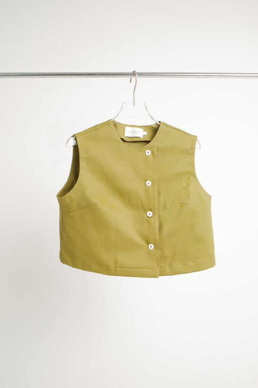 NIKO VEST IN LIME