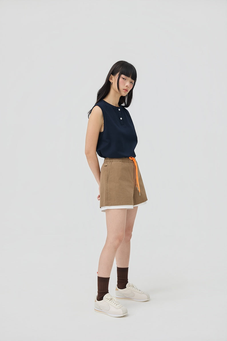 FUTAE SHORTS - SAND STONE