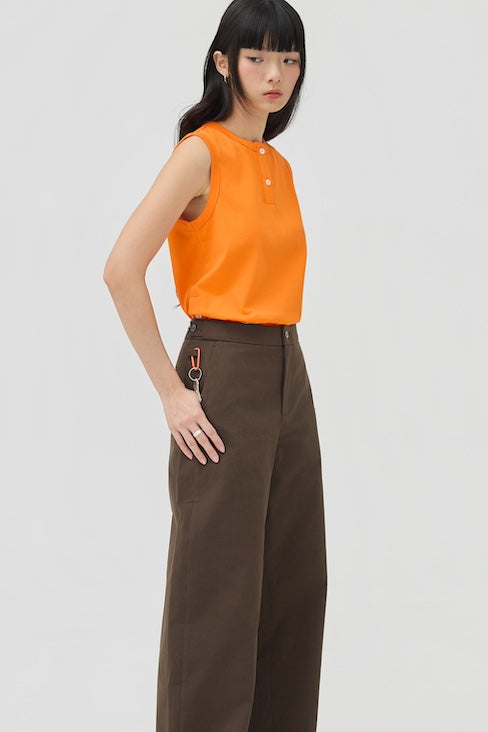 SAGYO TROUSERS - CHOCOLATE