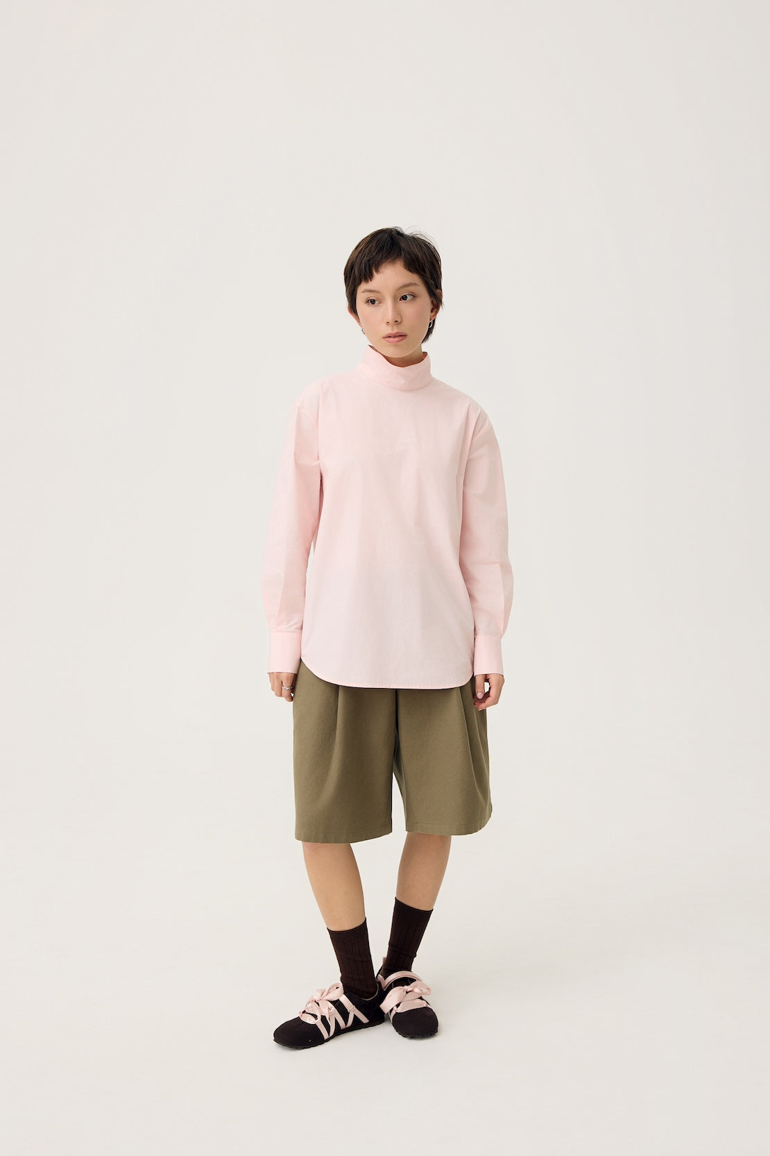 OKI SCARF TOP IN SAKURA PINK