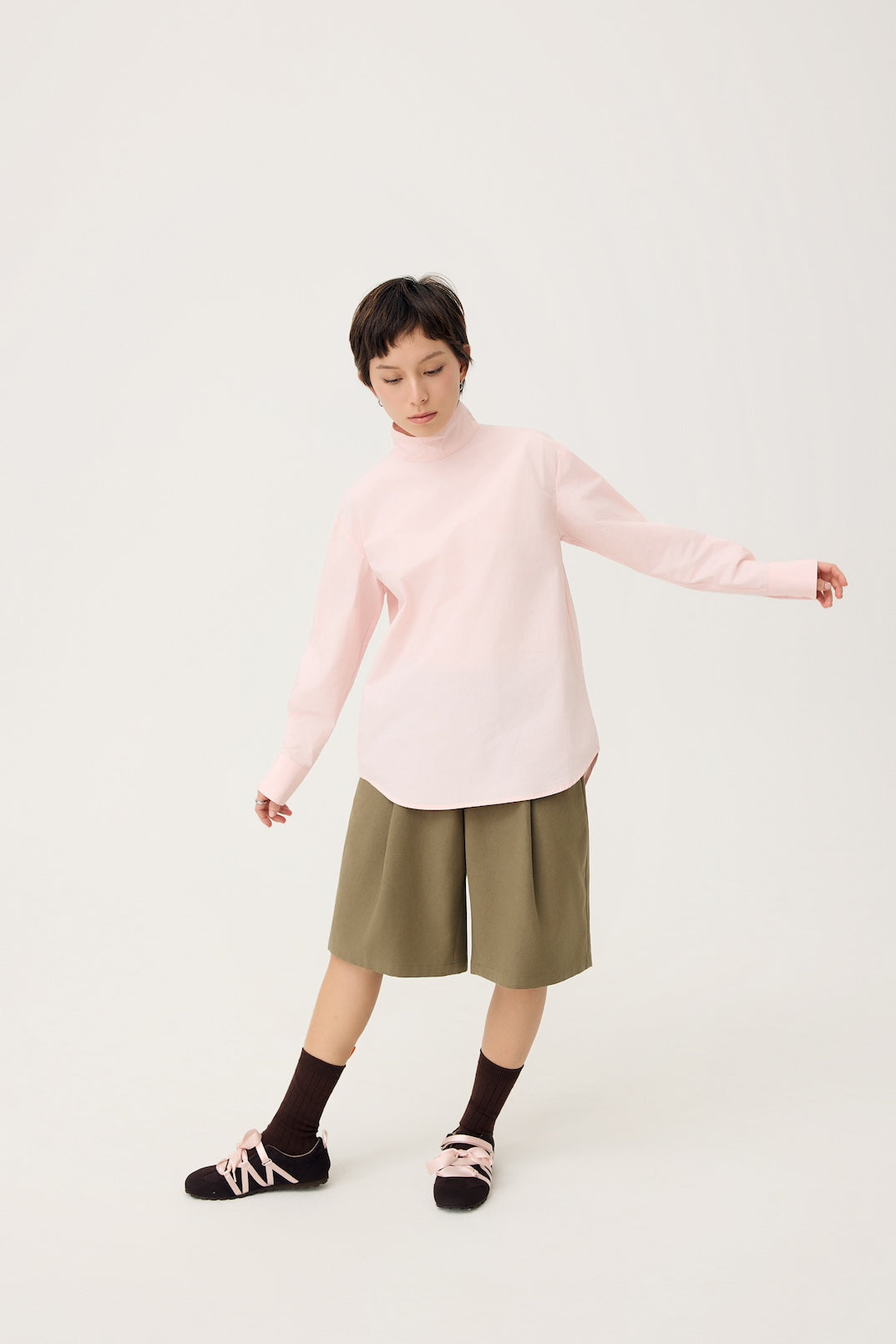 OKI SCARF TOP IN SAKURA PINK
