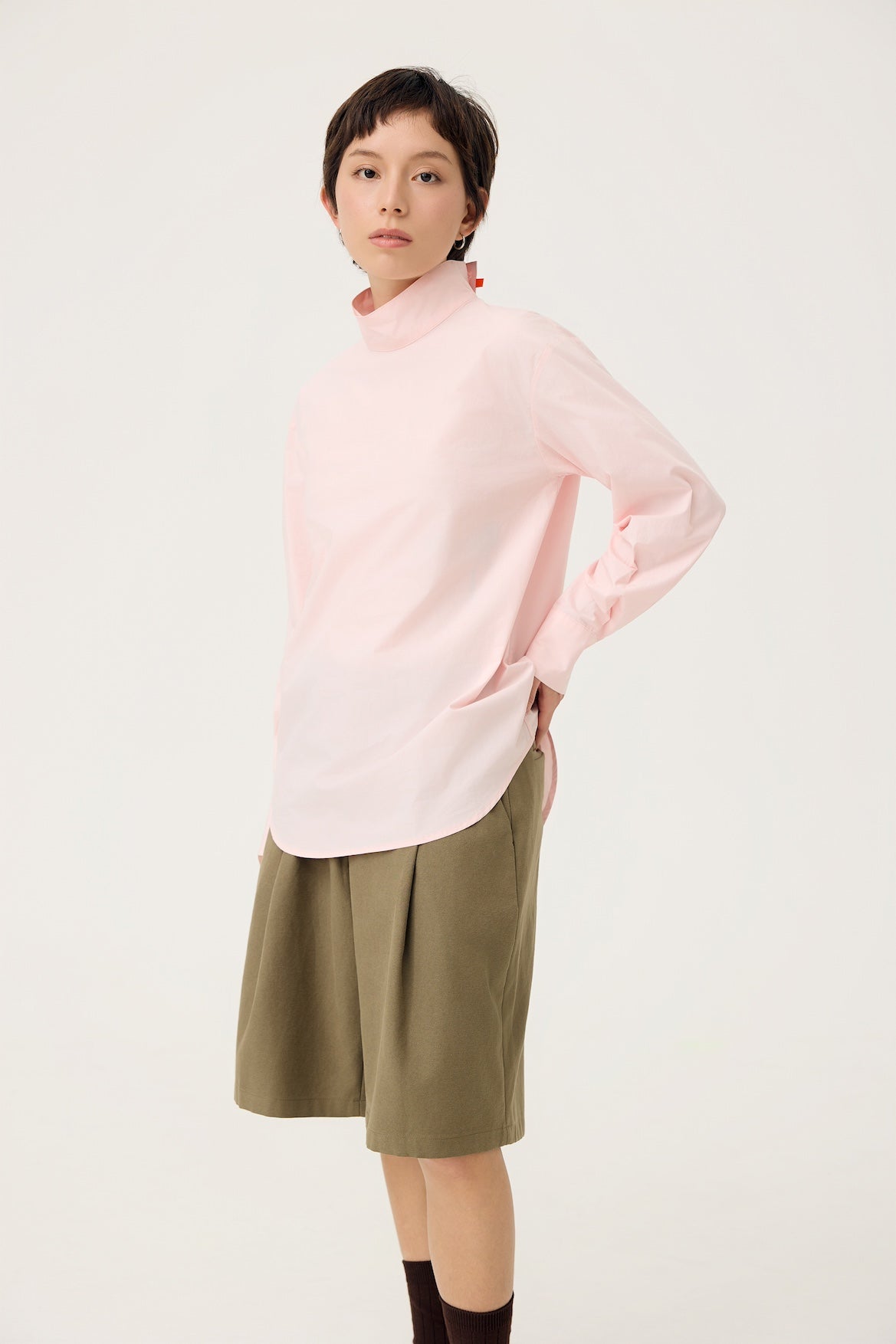 OKI SCARF TOP IN SAKURA PINK