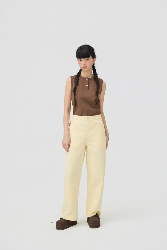 SAGYO TROUSERS - SUNSHINE YELLOW