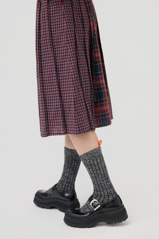 TAB CREW SOCKS - HEATHER GLITTER