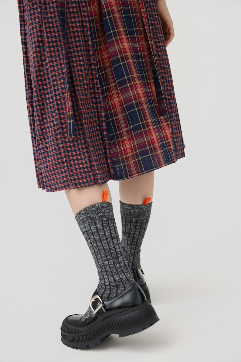 TAB CREW SOCKS - HEATHER GLITTER