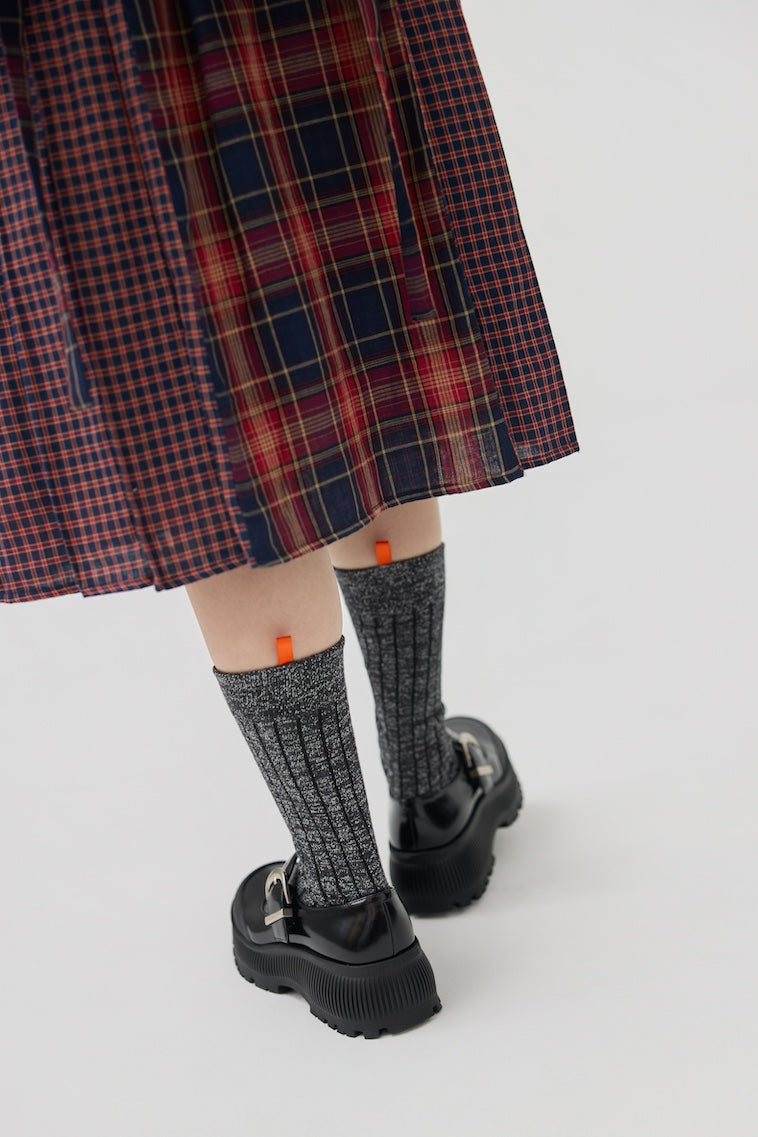 TAB CREW SOCKS - HEATHER GLITTER