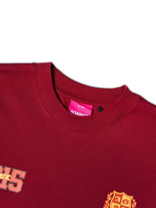 25 CLASS TEE BURGUNDY