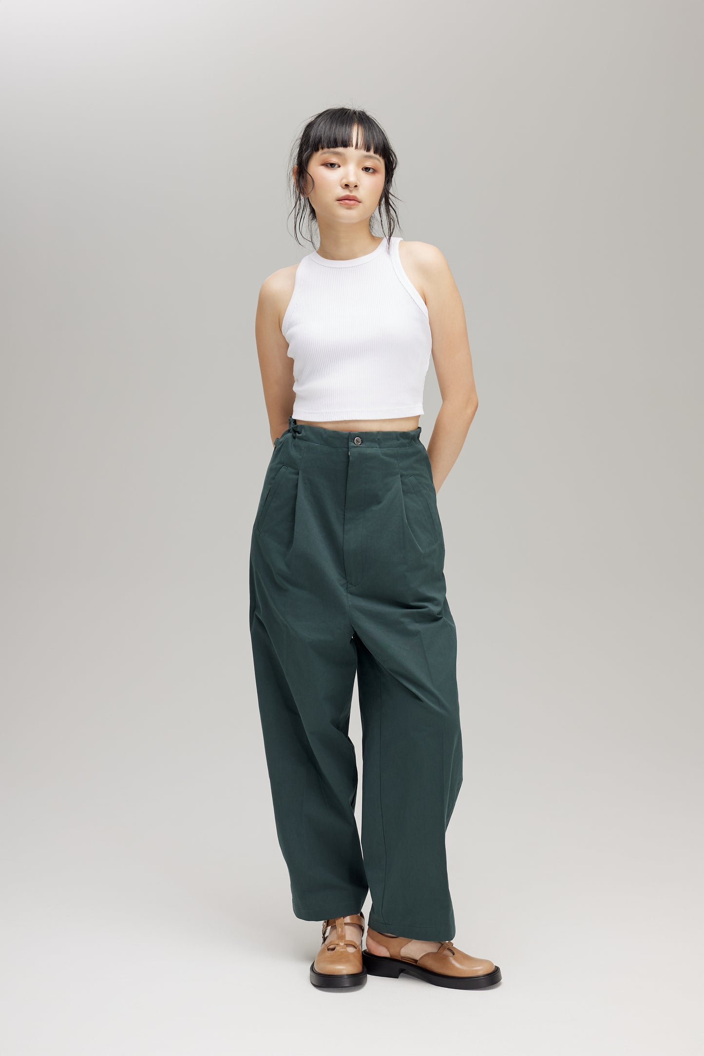 BARUN TROUSERS  IN DEEP FOREST