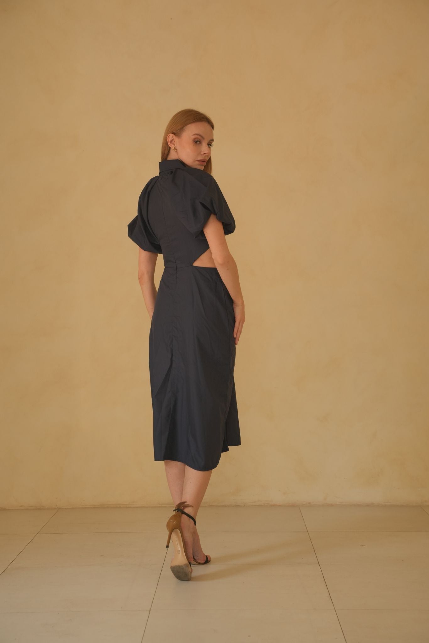 CONSTANCE DRESS - NAVY BLUE