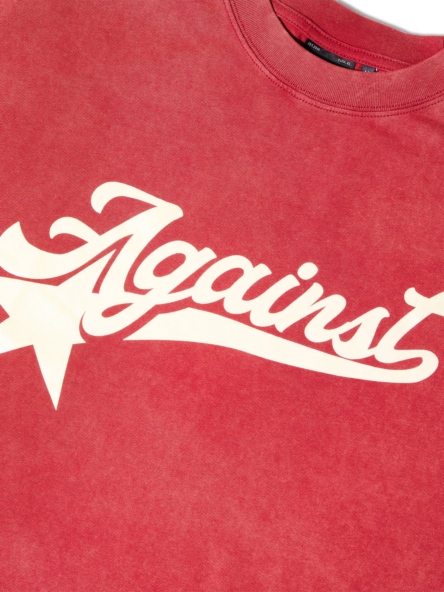 A-STAR WASHED BOXY TEE RED