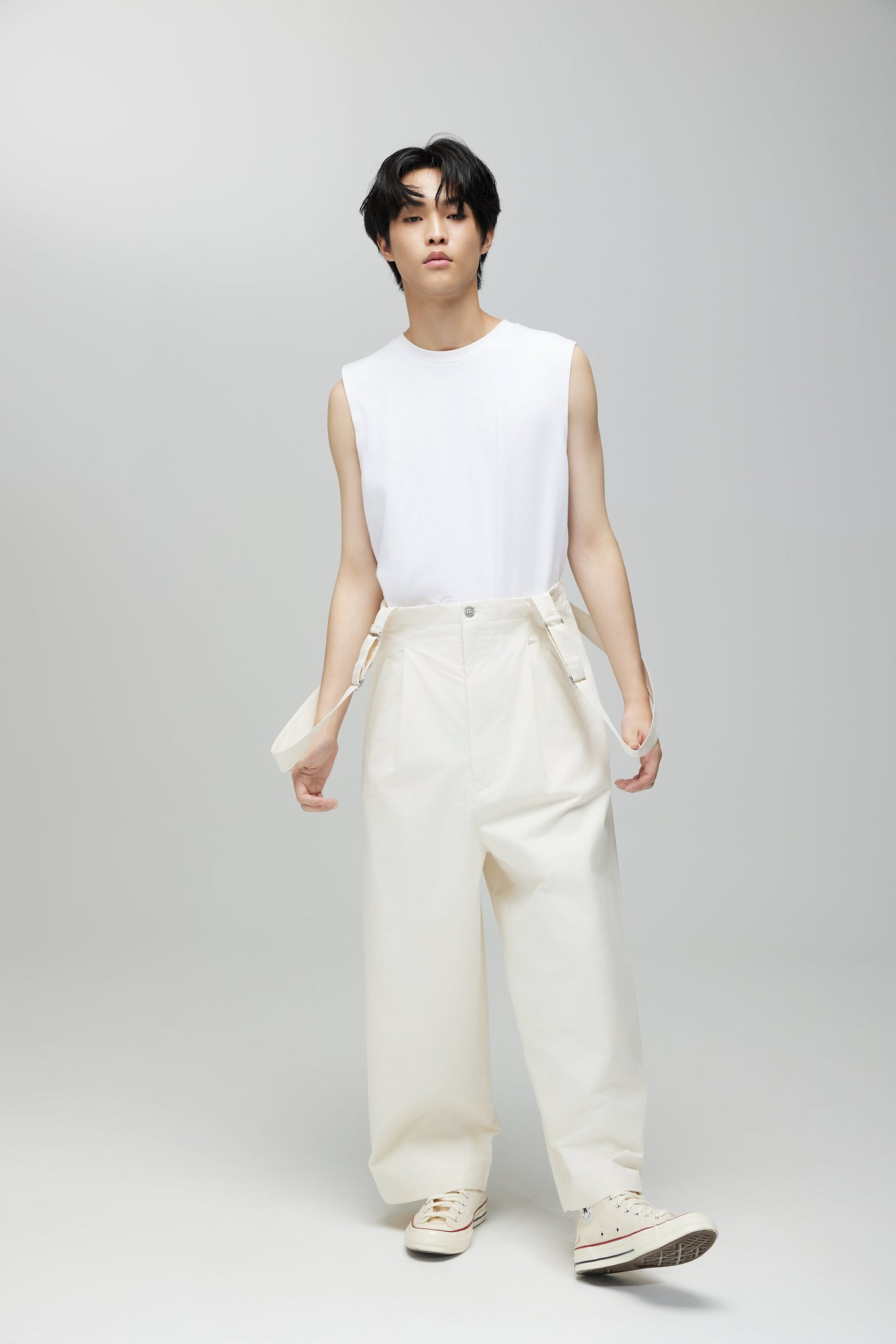BARUN TROUSERS 2.0 IN SPECKLE CREAM