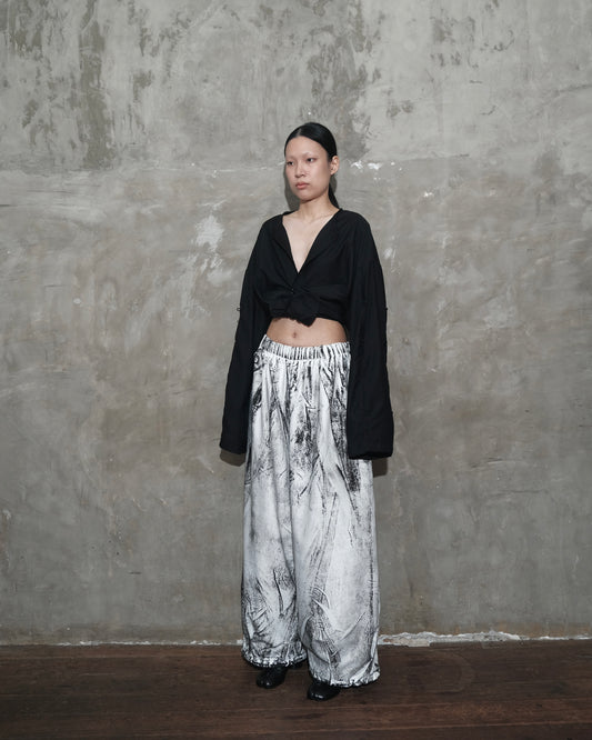 Big Big Pants in White Chaos