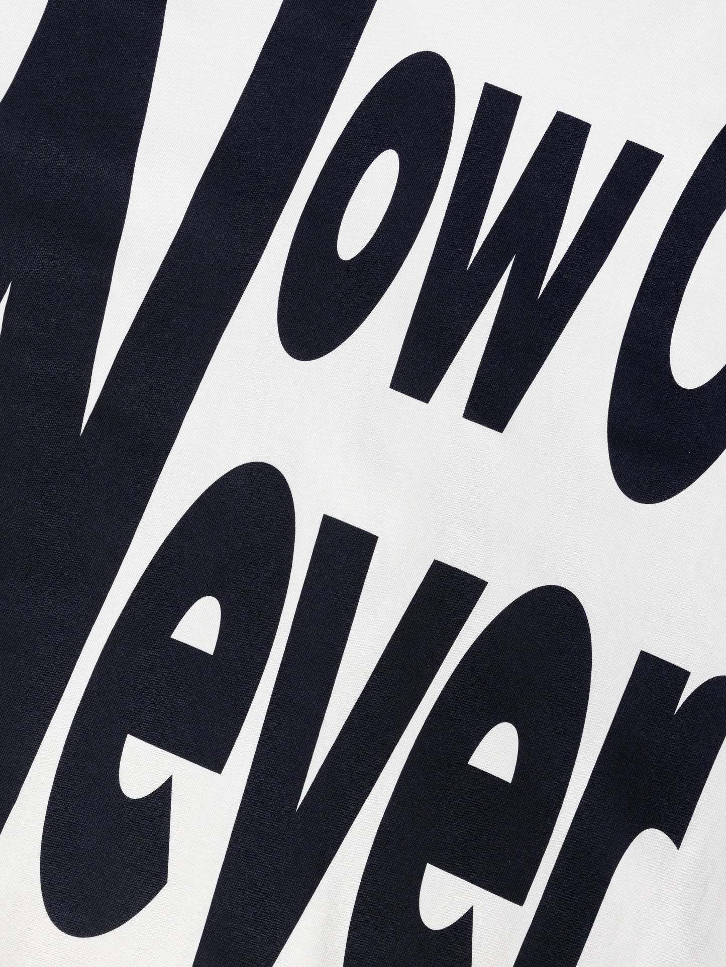 NOW OR NEVER TEE WASHED CREAM