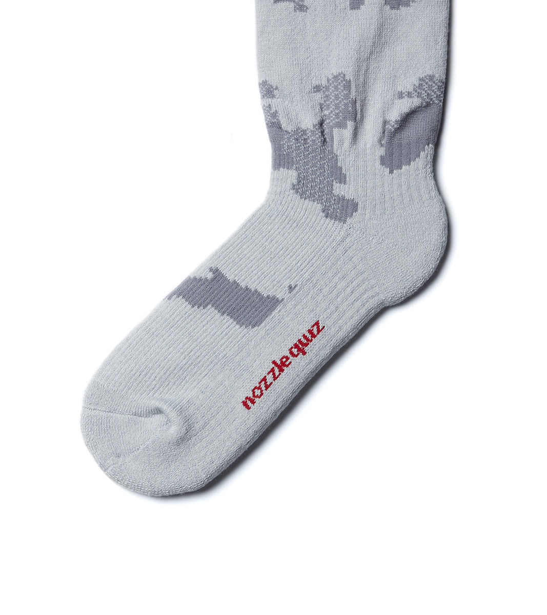 Digit No. Jacquard casual socks - Land Grey