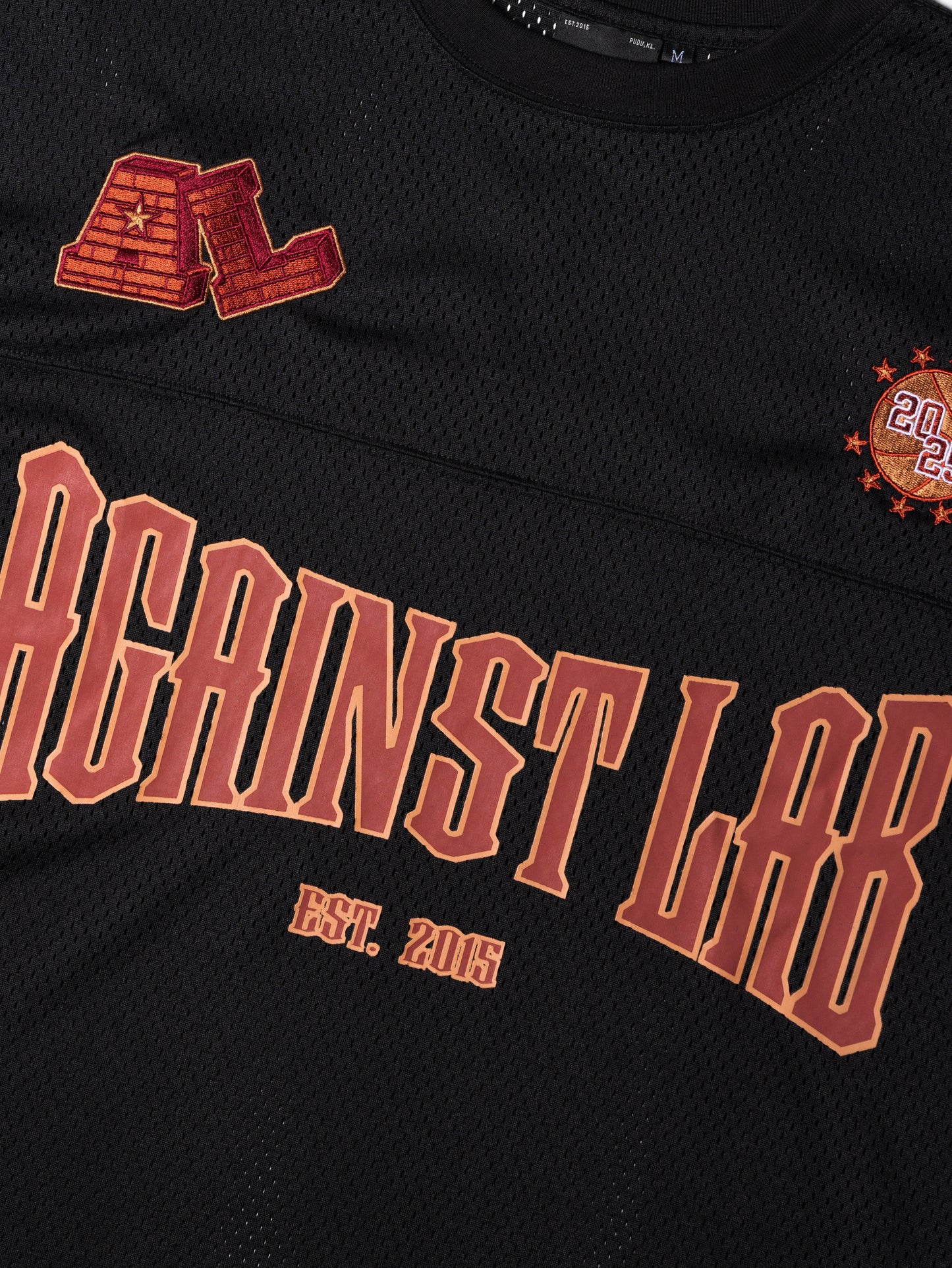 VARSITY CROPPED JERSEY BLACK